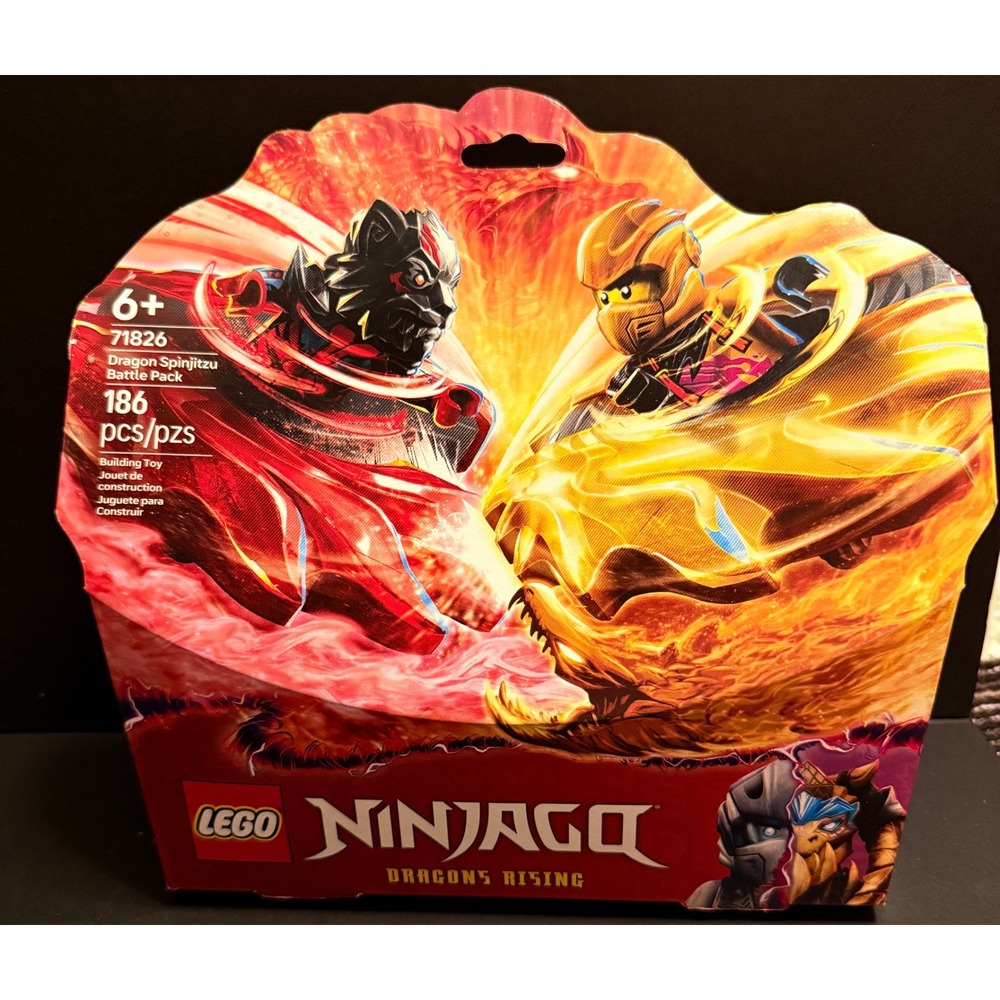 LEGO Ninjago Dragon Spinjitzu Battle Pack 71826 NEW SEALED 186 Pcs Arin
